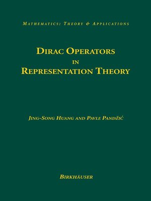 cover image of Dirac Operators in Representation Theory